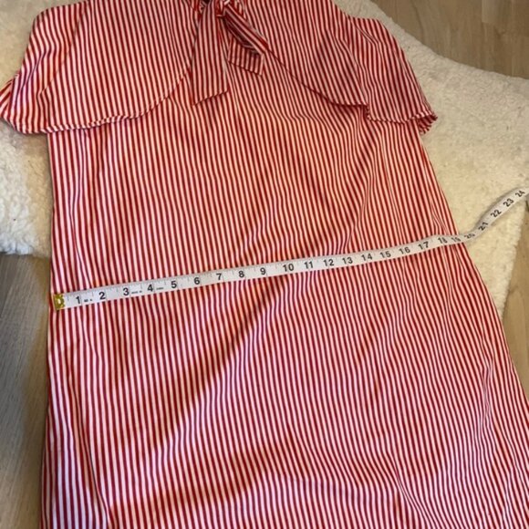 KAZO Pinstripe Summer Dress - Picture 10 of 13